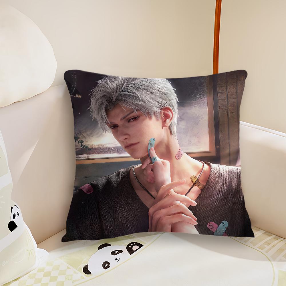 

Game L-Love and D-Deepspace Pillow Case Living Room Sofa Cushion Cover Suitable For Home Bedroom Room Decoration 30cm x 30cm