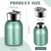 Portable Pocket Cup 350ml Mini Stainless Steel Thermal Flask Double Wall Vacuum Insulated Camping Water Bottle for Hiking Travel