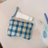 Borsa da cosmetico a fiori e quadri alla moda, pochette, grande capacità, organizer da viaggio, trousse, mini rossetti, borsa per riporre il trucco