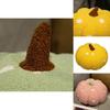 Cute Colorful Polka Dot Pumpkin Pillow Toy For Halloween Decor