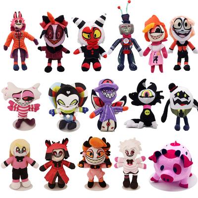 Hazbin Hotel European and American Cartoon Plush Toy Very Evil Boss Doll Hell Inn Action Figure Christmas Gift Holiday Congratulations Toy