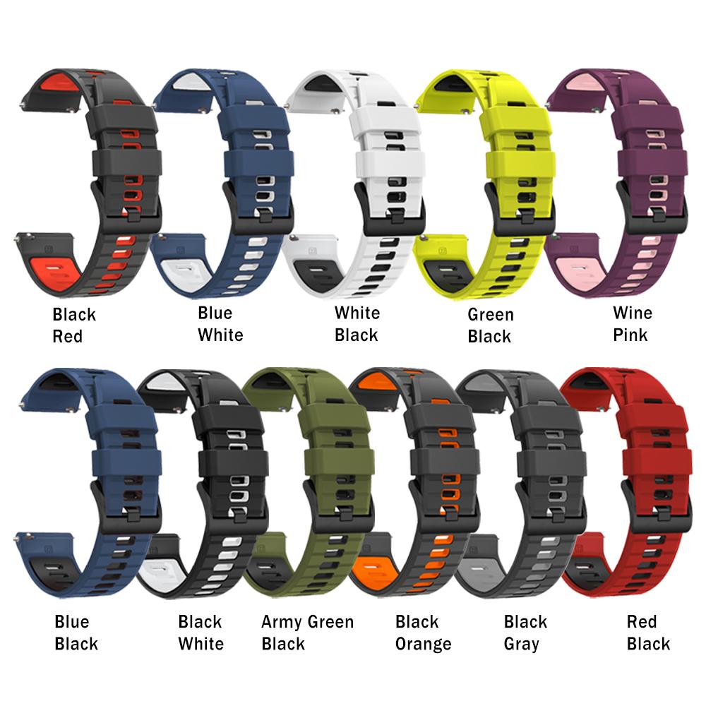 Cinturino in Silicone da 20mm 22mm Per Garmin Vivoactive 6 5/Active 5/Venu 3 2 Cinturino Per Forerunner 265 645 255 165 245 Music Braccialetto Correa