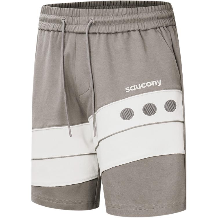 

Saucony Natural Echo Fashion Soft Comfortable Sports Casual Shorts Unisex Shorts Gray White SA3259HP42O-GR247 XXL