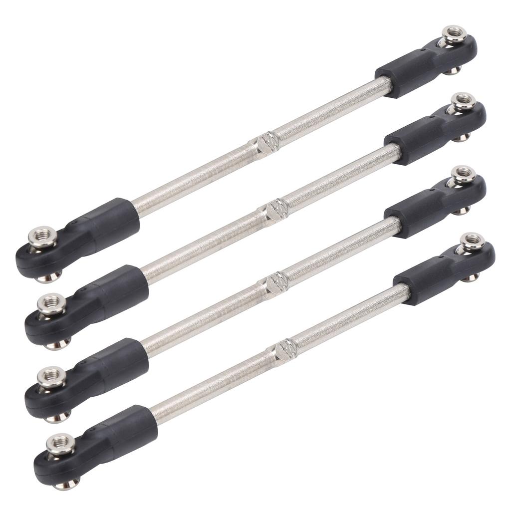 M4 Steering Linkage Rod Set Adjustable 110‑120mm Fit for 1 8 RC Racing Truck Car