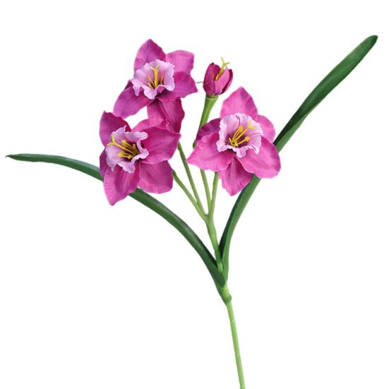 Artificial Daffodil Flowers 18 Inch Spring Faux Silk Narcissus Flower Arrangement Fake Daffodils Bouquet for Home Wedding Decor