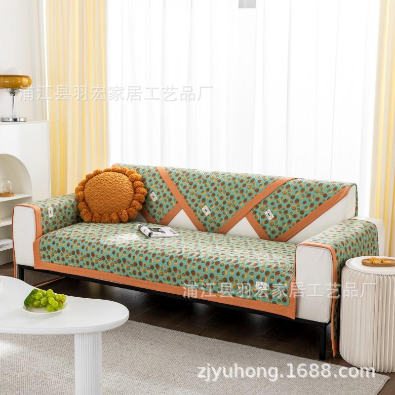 Маленькое свежее диванное полотенце из чистого хлопка — фото 7