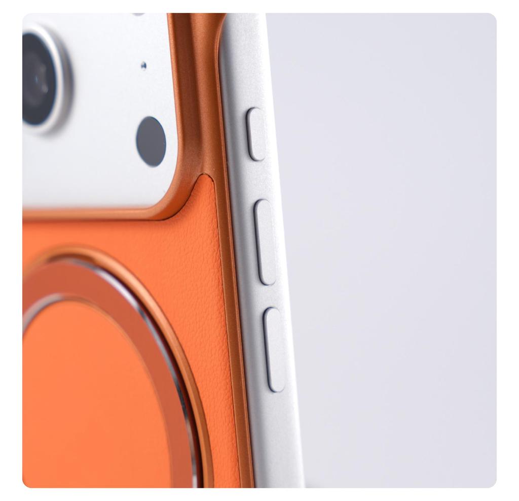 Compatible Magnetic Stand Borderless Case for iPhone 17 PRO MAX, Ultra-thin, Drop-proof Protection.