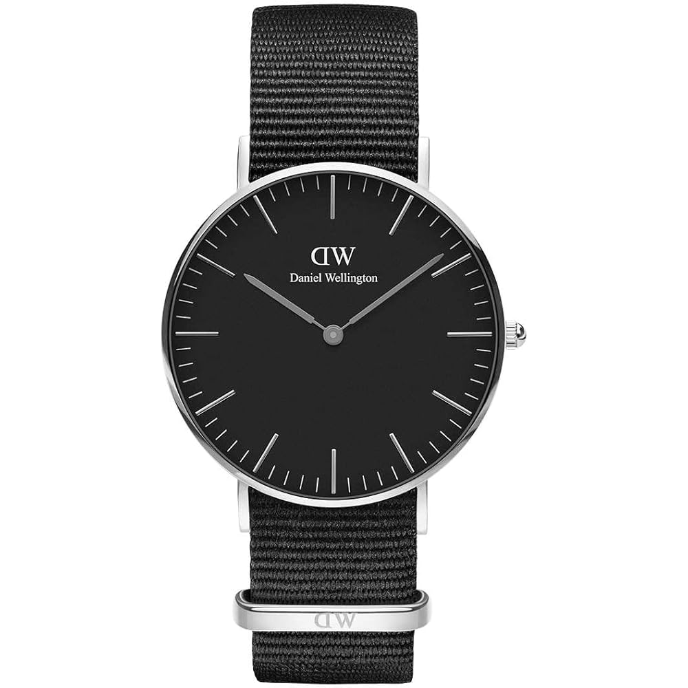 Daniel Wellington Classic Black Cornwall Men s Watch 40mm Stylish Business Timepiece Black