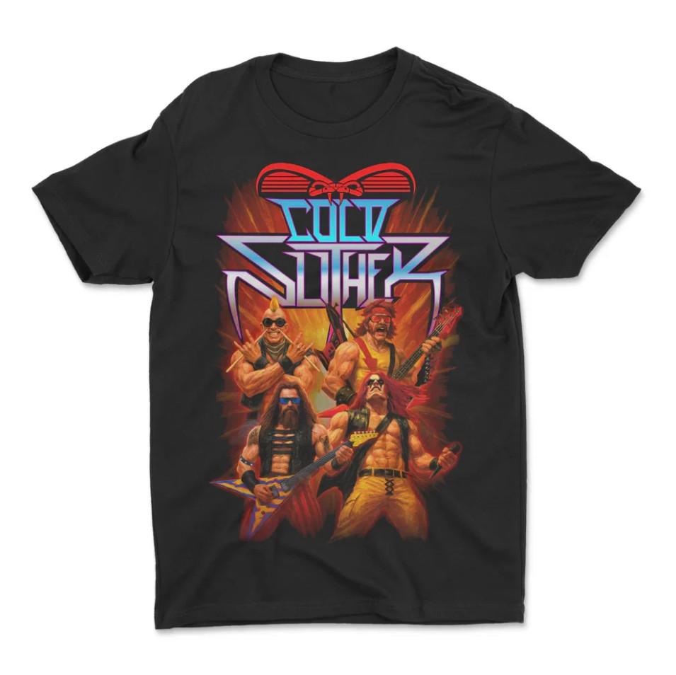 Cold Slither Band Short Sleeve Unisex T-shirt All Size GE628 S разноцветный