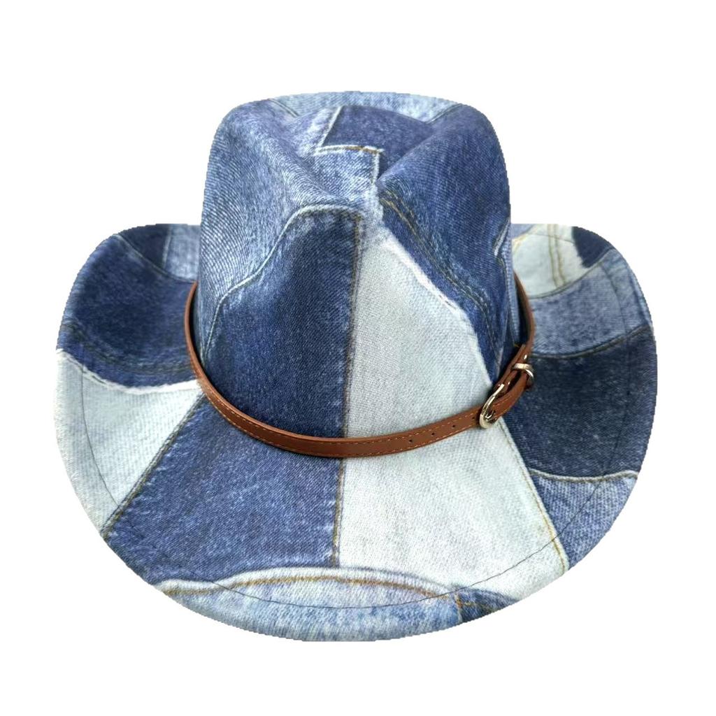 Hat  Ethnic Style Retro Top Hat Fashion Western Cowboy Hat Jazz Hat Travel Vacation Felt Hat Tide