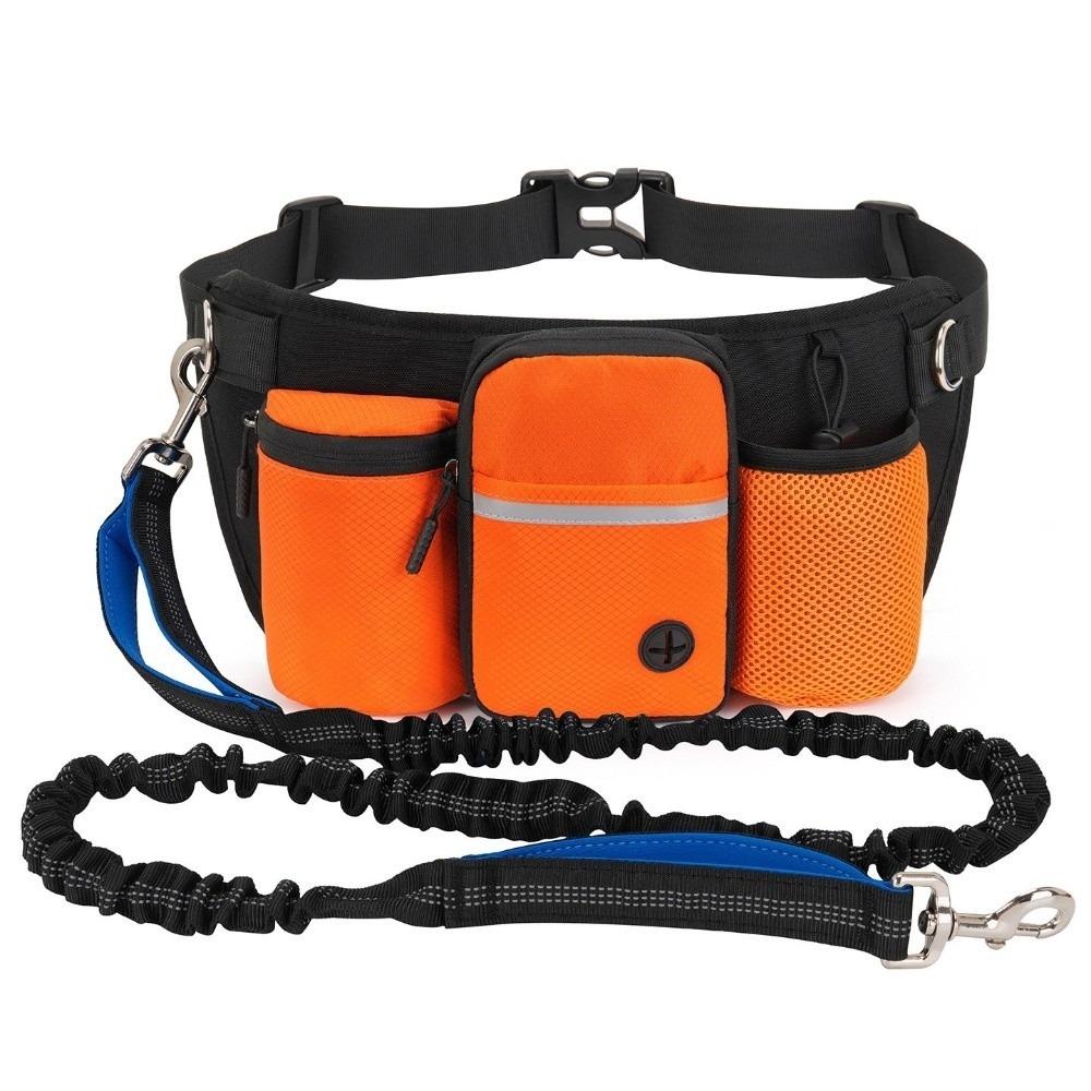 

Adjustable Waist Bag Nylon Waterproof Sport Training Bag Large Capacity Multifunctional Belt Waist Packs помаранчевий