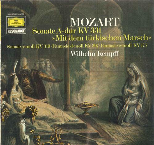 

LP Record WILHELM KEMPFF - Mozart Klaviersonate A-dur, Kv331 M 2535168 DEUTSCHE GRAMMO 1976 Germany Classical Used