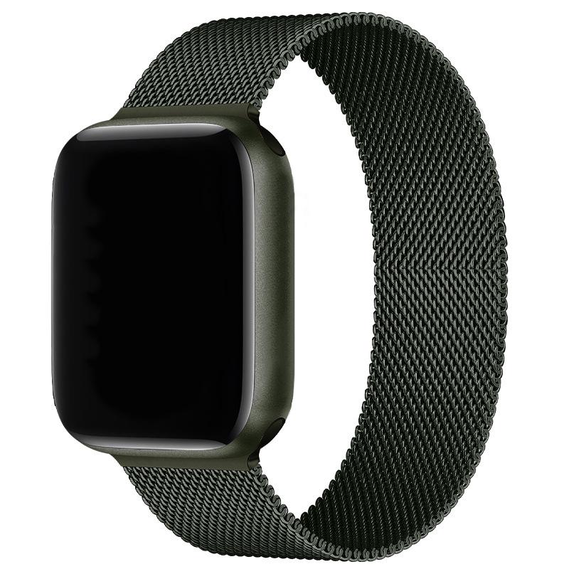 Compatibil cu Apple Watch S10 Brățară Magnetică din Oțel Milanese pentru iWatch 5-9 SE.