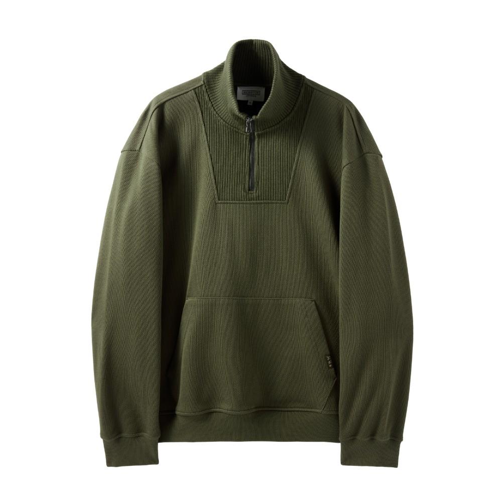 Худи Brompton London Diagonal Jacquard с полумолнией - Оливковый (P244Usw433) Olive/090