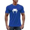 Fitness Sports T-Shirt Men'S Summer New Oversized Loose Quick-Drying Gym Jogging Sports Top Fashion Printed Street Short-Sleeved