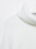 European & American Fashion Casual High Neck Slit Loose Knitwear