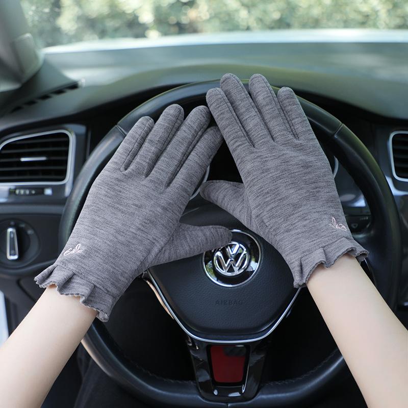 

Winter Fleece Gloves Split Finger Touch Screen Ride сірий колір
