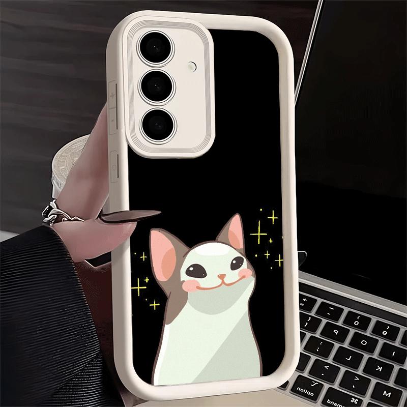 Phone Case for Samsung Galaxy A17 A16 A15 A14 A13 Funny Cats Fashion Style A56 A36 A26 A55 A35 A25 A54 A34 A24 A53 A33 A23 A07 A