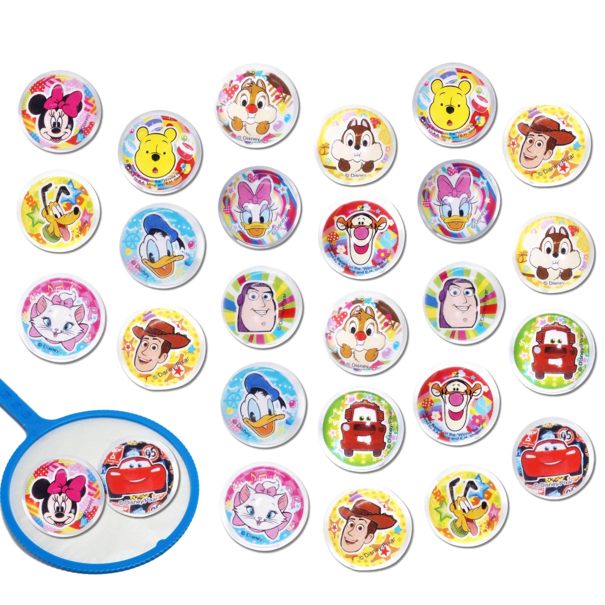 

Happy Festival Scooping Supplies Disney Face Super Assortment Floating Character Balls Street Scooping and More You K-Bright Set, All-Star Balls,