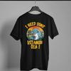 Vitamin Sea Dolphin T Shirt Summer Animal Lover Vintage Washed Unisex Graphic Breathable Soft Casual Homme Stretched Stylish