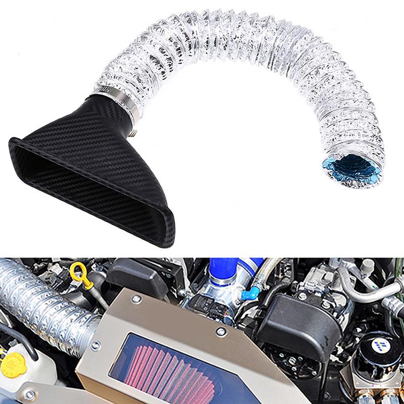 Ventilátor sání vzduchu do auta, hadice sání studeného vzduchu, vysoce výkonný automatický ventilátor, sada sání vzduchu do auta pro vyšší účinnost motoru
