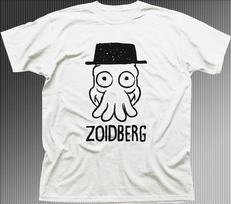 Zoidberg Breaking Bad Heisenberg White printed t-shirt 9696 3XL