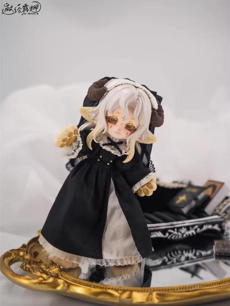 In Stock 1/12 Bjd Trendy Luna Series Joint Movable Doll Toy Dress Up Ornaments Collectible Miniature Figure