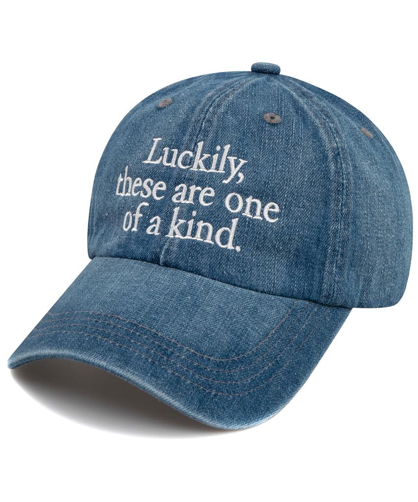 Wig Luckily Denim Ball Cap