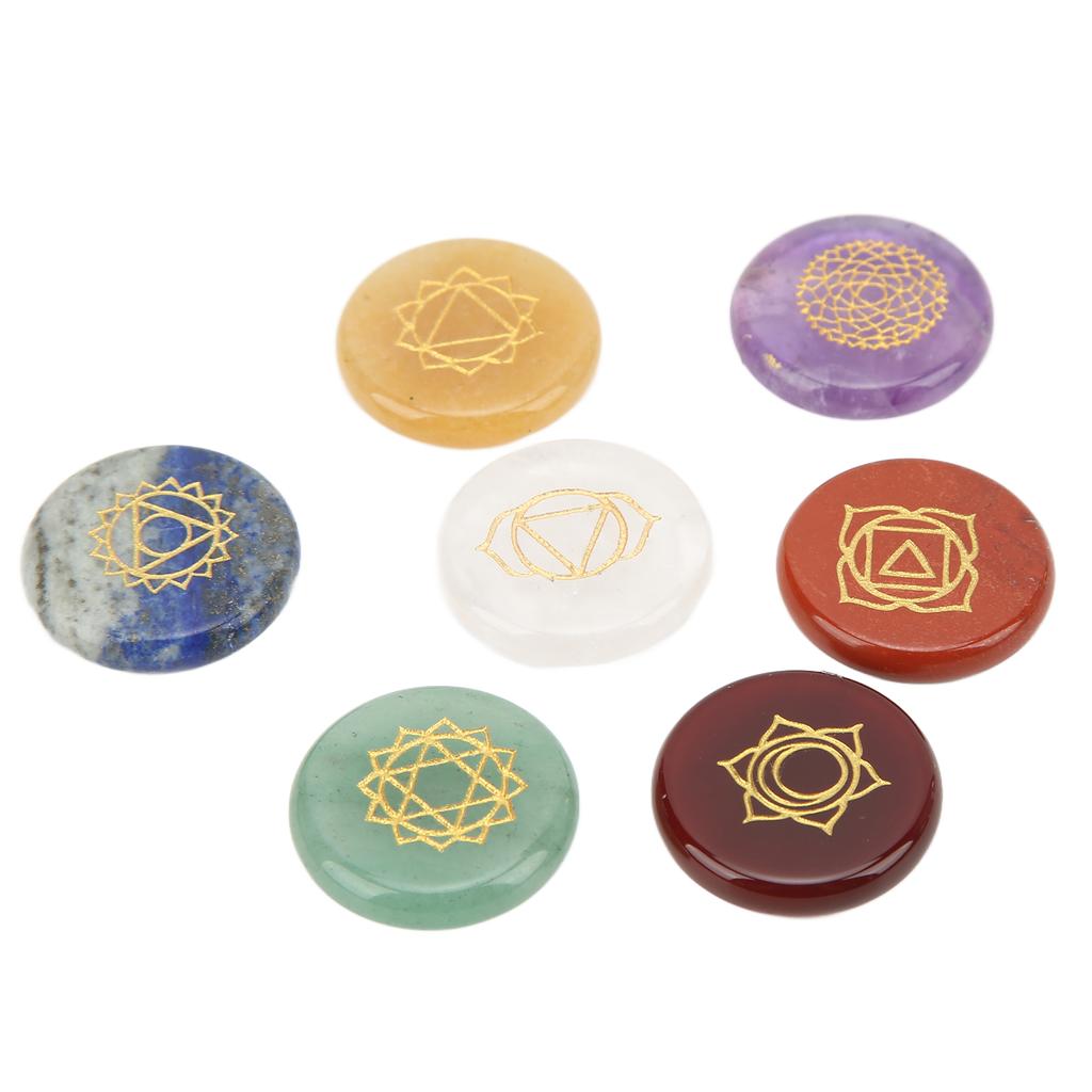 Chakra Stones Natural Semi Precious Stone Yoga Stone Chakra Stone Decoration Ornaments