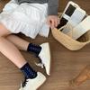 Autumn Korean Texture Doudou Australian Cotton Socks Vintage Boneless Mid-Length Cotton Socks Girl