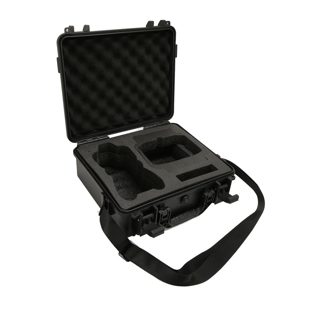 Drohnen-Tragekoffer Hartschale Schwarz Wasserdicht Kratzfest Klappverschluss Großes Fassungsvermögen Drohne