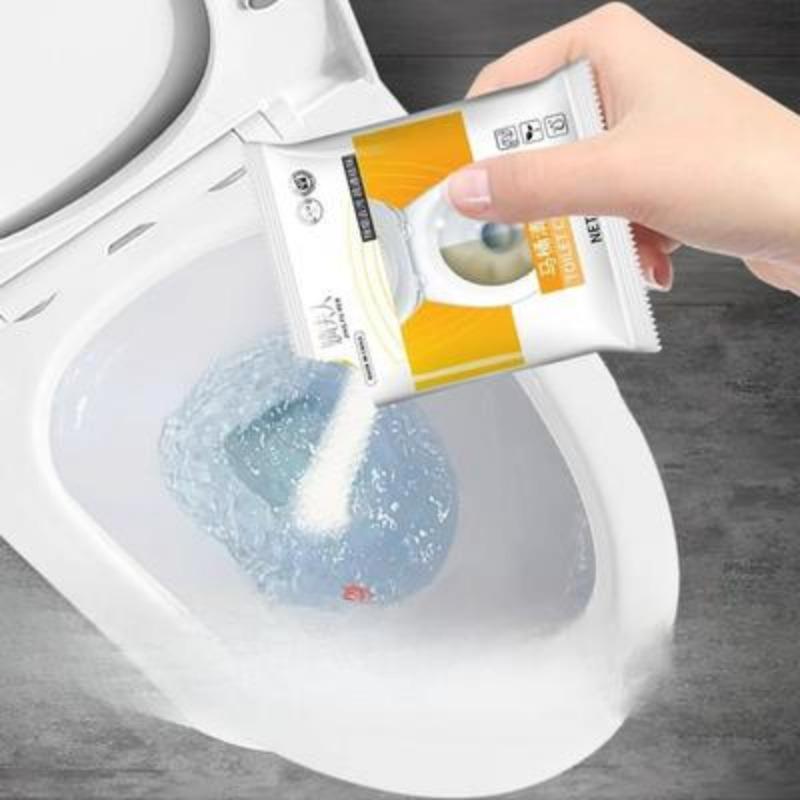 Powerful Toilet Cleaner Powder for Urine Scale and Odor Removal