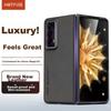Étui pour téléphone Honor Magic V3, Nouvelle coque de protection Magic V3, Coque en silicone améliorée aspect peau mate avec protection intégrale de l'objectif - Noir Minuit