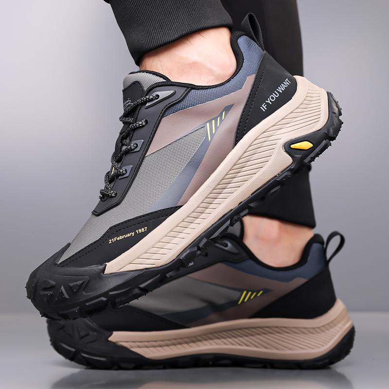 Fashion Men's Breathable Mesh Running Shoes Lightweight Walking Sneakers Men New Outdoor Flats Non-Slip Comfortable Athletic Footwear