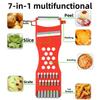 Peeler, Shred and Peel, Household Multi-functional Seven-purpose Peeler, Special Tool for Shred Potatoes, Kitchen Fruits