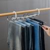 Multifunktionaler Faltbarer Hosenständer: Mehrschichtiger Kleiderschrank-Aufbewahrungshänger mit Spezialklammern