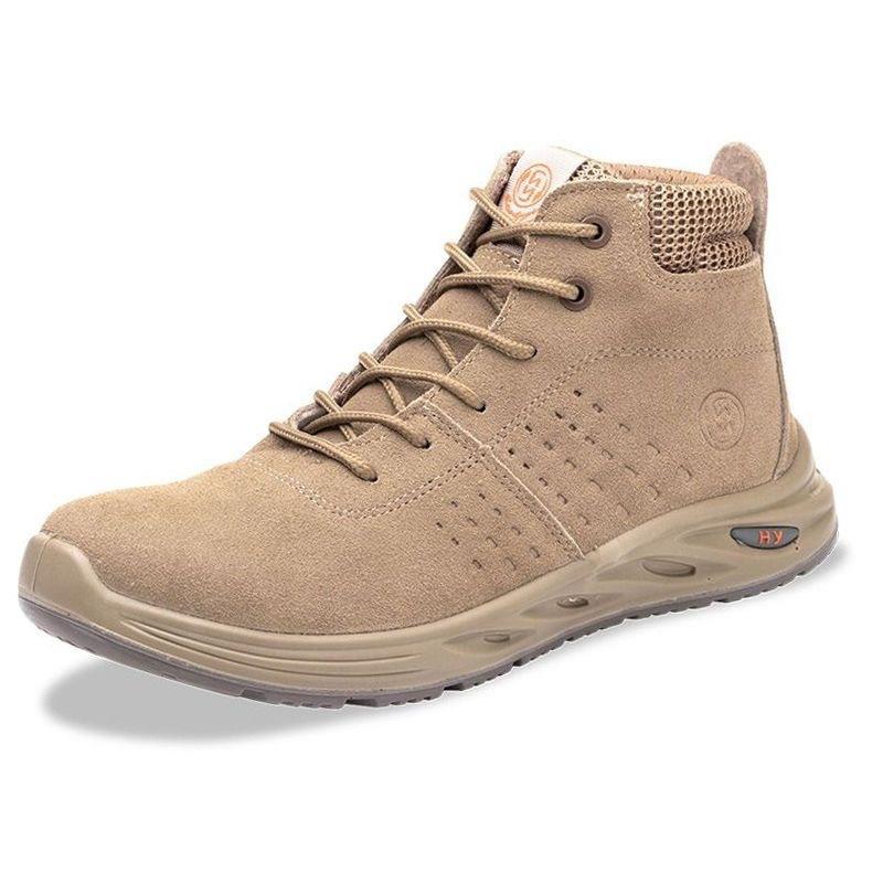 

Обувь для страхования труда. Мужская защитная обувь, устойчивая к ударам, проколам, износу и долговечная, устойчивая к маслам и кислотам и щелочам. 46