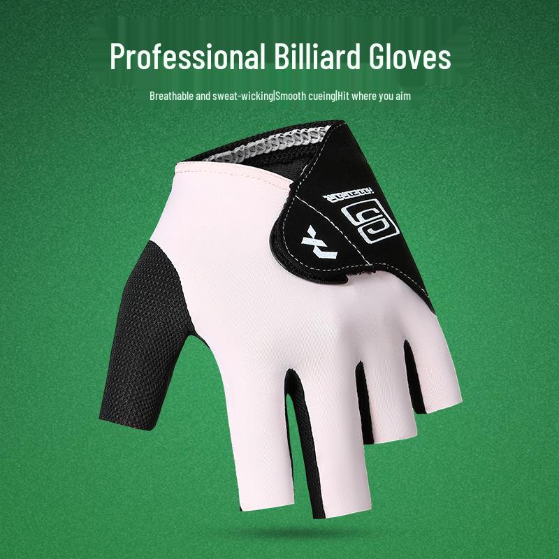High-Durability Three-Finger Billiard Gloves for Men & Women - Ideal for Professional Snooker Competitions (Right Hand)