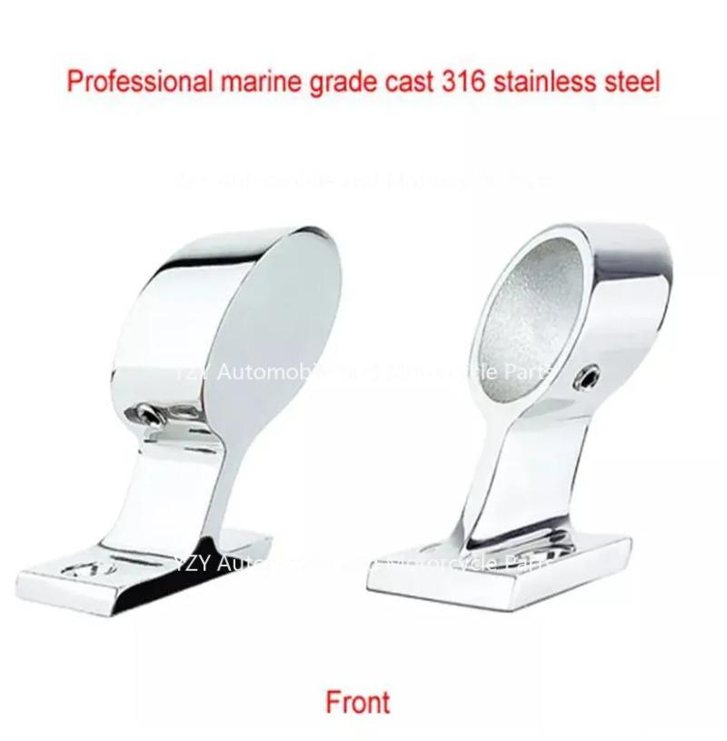 25mm 316 Stainless Steel Boat Hand Rail Fitting Marine Railing Support Bracket Tube Stanchion Hardware Yacht Accessories 1pc