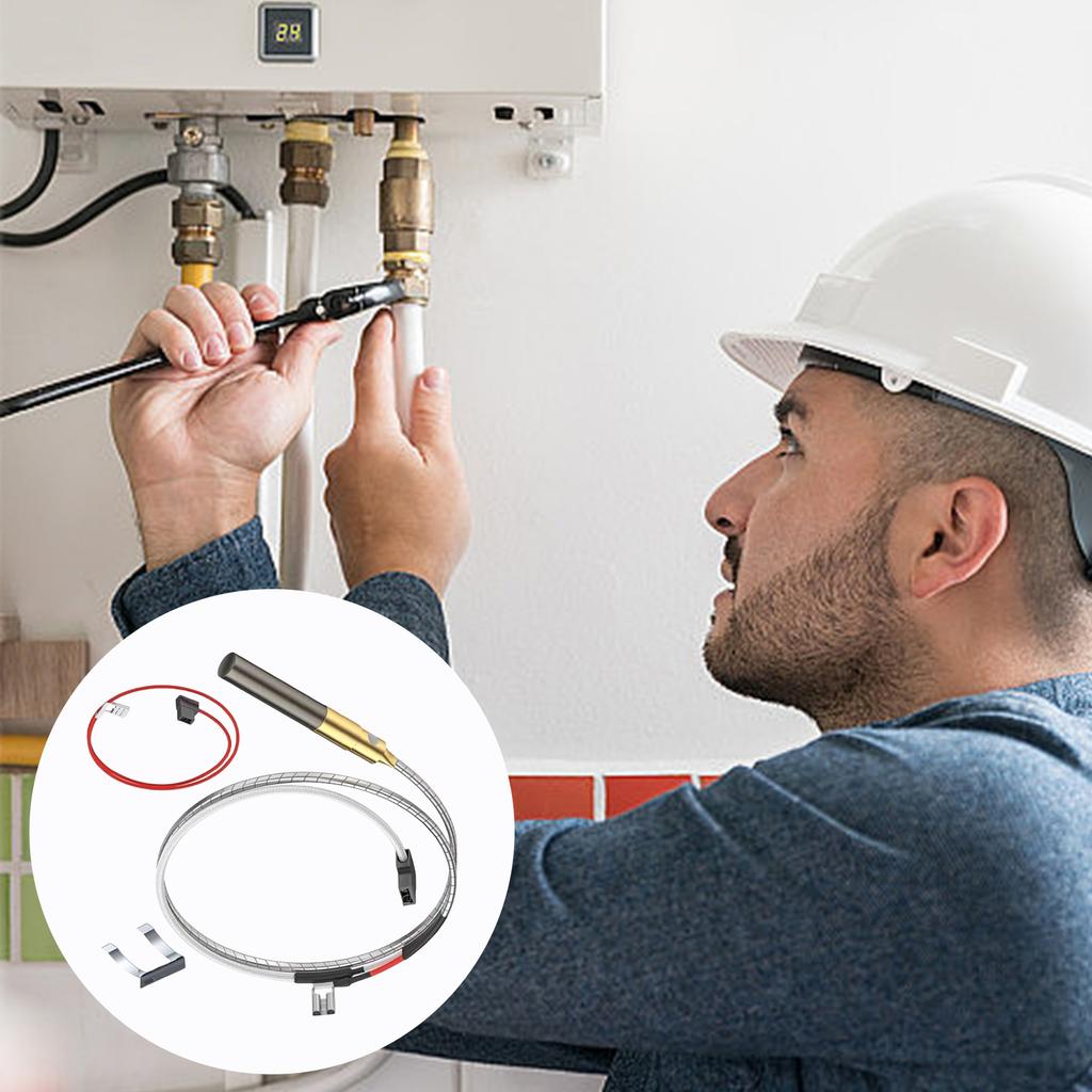 100112328 21" Thermal Reactor Assembly 750Mv Thermopile Replacement Kit For Gas Water Heater Thermopile Assembly Part