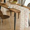 Elegant Lace Embroidery Tablecloth For Dining Table Decoration Polyester Fabric And Easy To Cleaning