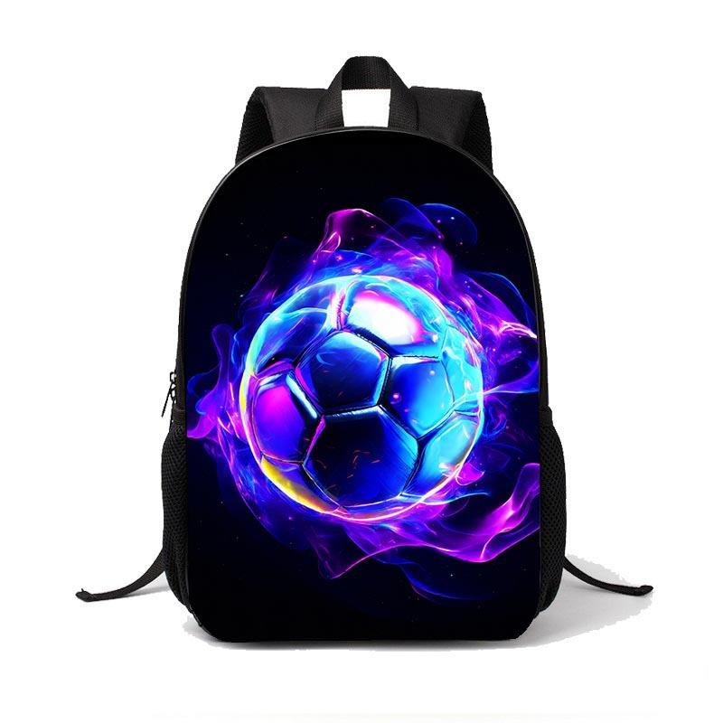 New Football Primary School Student Backpack 1-3 Grades Reduced Burden Backpack Fashion Trend Backpack for Boys and Girls