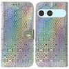 For Sony Xperia 10 VII Stand Case Dazzling Flower Leather Phone Cover with Wrist Strap