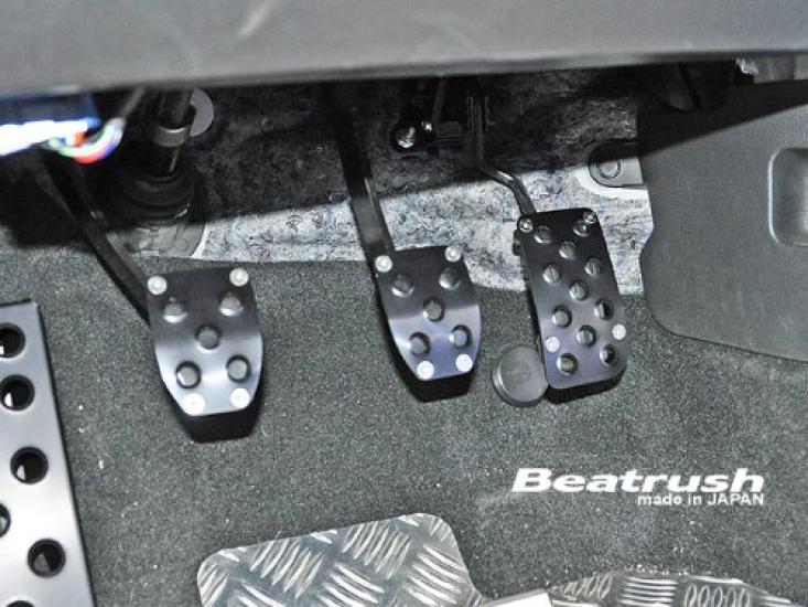 Beatrush Pedal Set for GR 86 86 BRZ and BRZ Manual Transmission Only (ZN8), (ZN6), (ZD8), (ZC6), [S46400PS-A#] (Black)