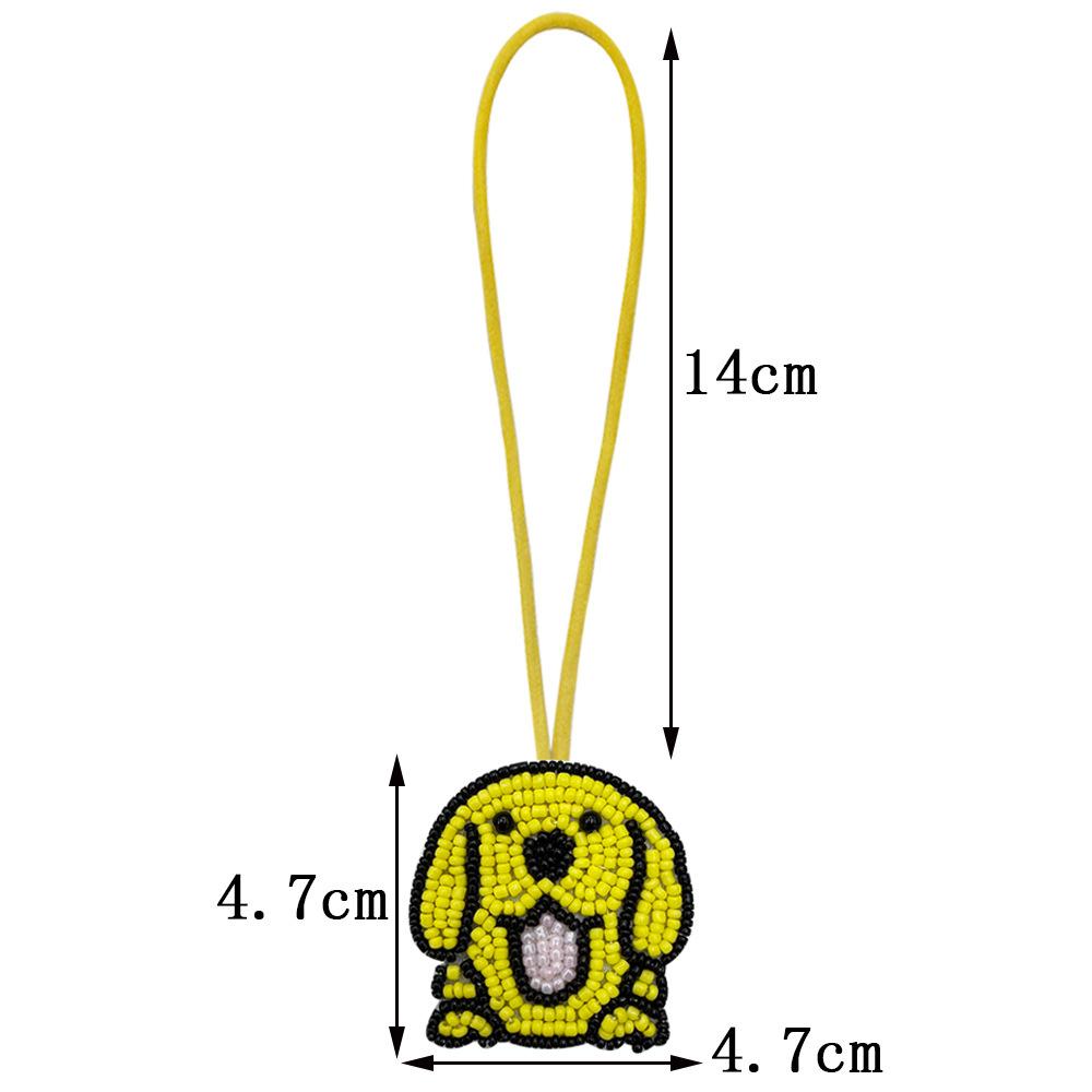 

Fashion Animal Beaded Patch Pet Dog Diy Iron-on Applique For Bags Clothes Lanyard Accessories Embellishment Pendant
