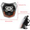 For KTM EXC Motocross LED Headlight Lamp Core XC SX SXF XCW EXCF 125-500 2016 to 2026 Dirt Pit Bike Supermoto Accessories Enduro