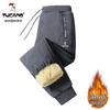 Woodpecker Men's Thickened Lamb Wool Suit: Autumn/Winter Plus Velvet Warm Jacket & Casual Long Pants