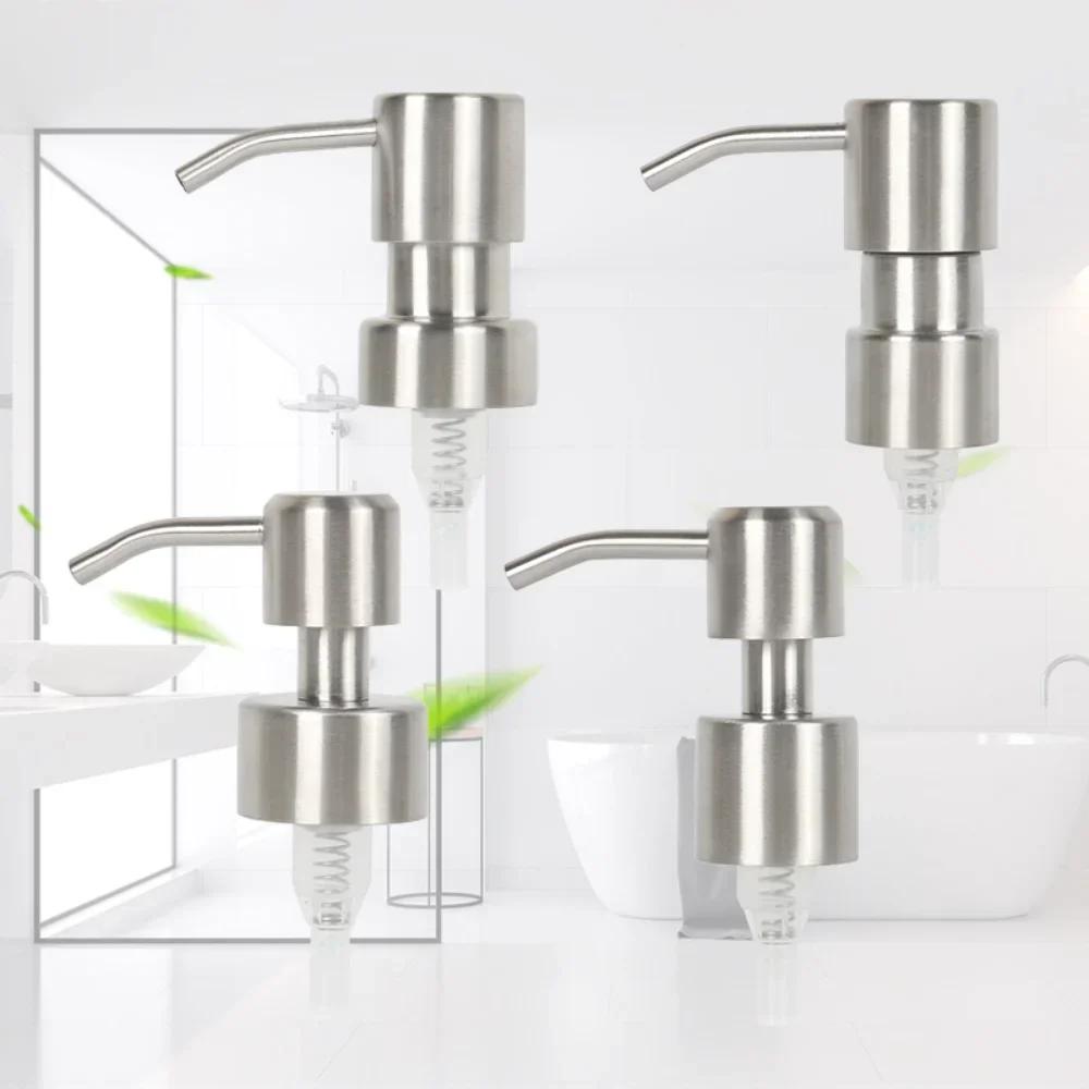 304 Stainless Steel Hand Soap Liquid Dispenser Nozzle for Bathroom Kitchen Foam Soap Products Bathroom Accessories