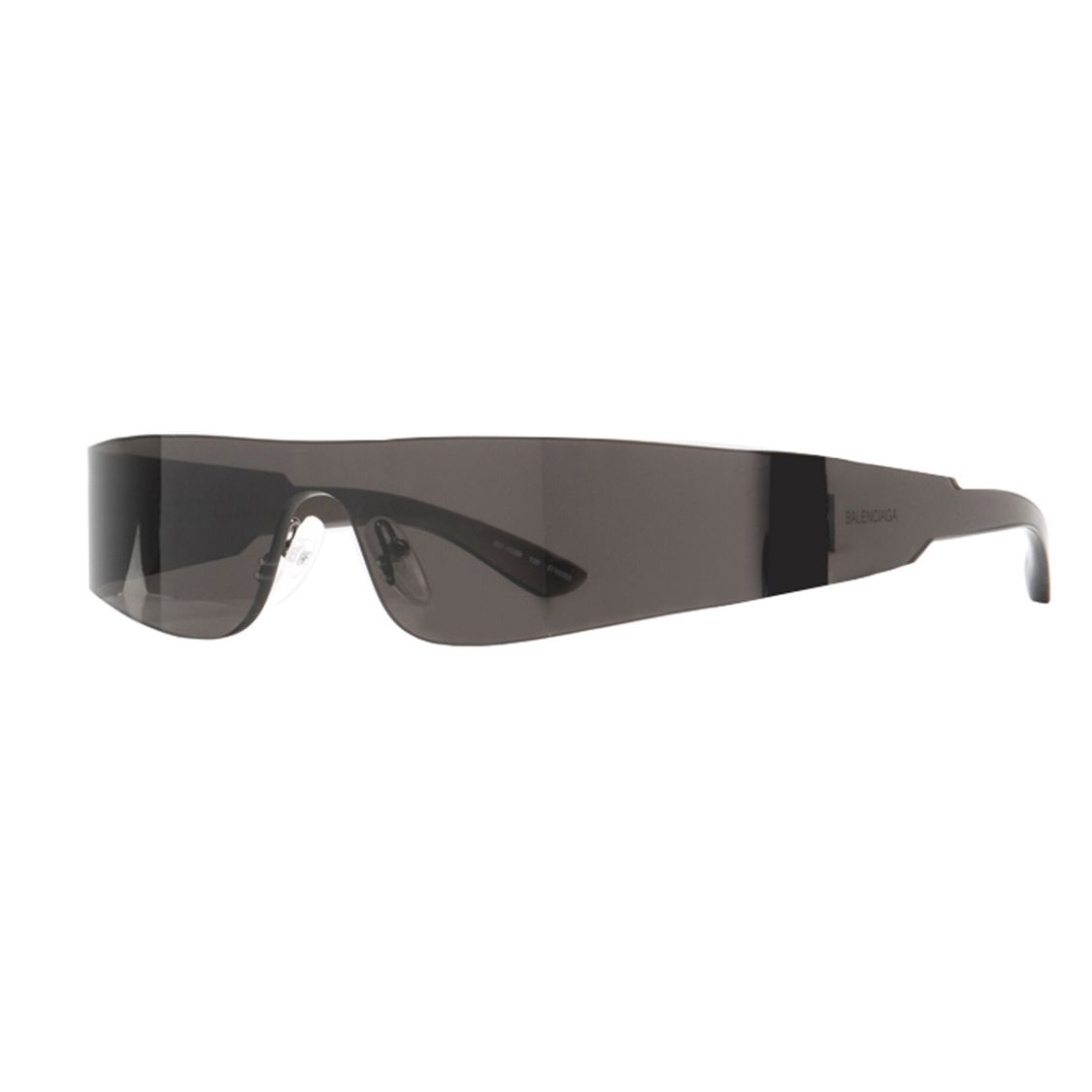 Balenciaga Mono Rectangle Sunglasses Black Unisex