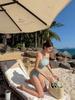 2025 Stylish Women's Sexy One-Piece Swimsuit: Pure, Desirable Style, Slimming, Tummy-Concealing, Perfect for Beach and Hot Springs